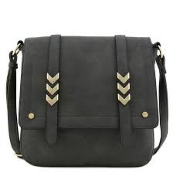 FLAPOVER Crossbody Double Compartment Purse Bag - Picture 1 of 14